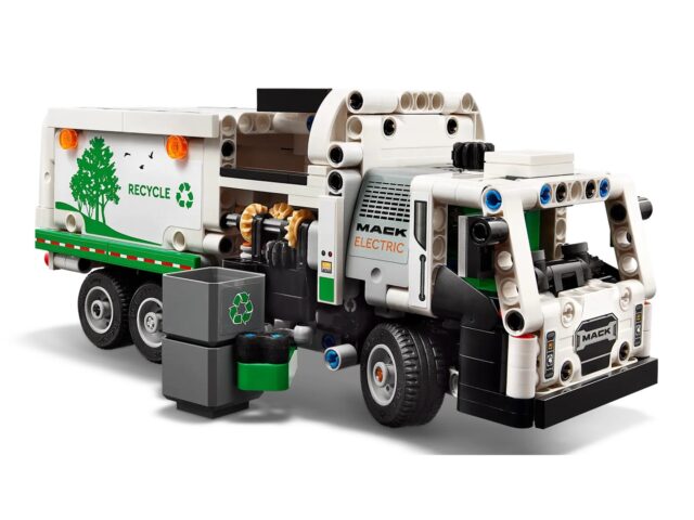 LEGO TECHNIC 42167 MACK LR ELECTRIC GARBAGE TRUCK - imagine 4