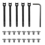 Maclean under-desk cable organizer  max. load 5kg  2 levels  white  MC-104 W - imagine 5