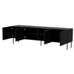 Cama 4D RTV cabinet PALAZZO BIS 201x40x60 black matt - imagine 2