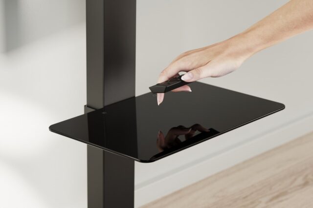 Gembird TVS-86ST-01 TV floor stand  43  - 86   black - imagine 5