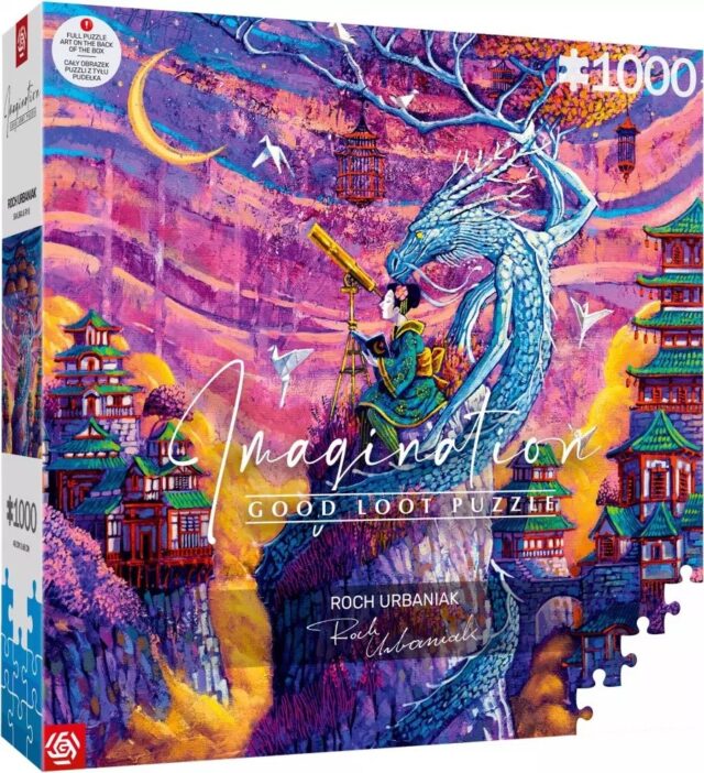 Puzzle Good Loot Imagination - Roch Urbaniak: Sakura & Ryu 1000 pc(s) - imagine 3