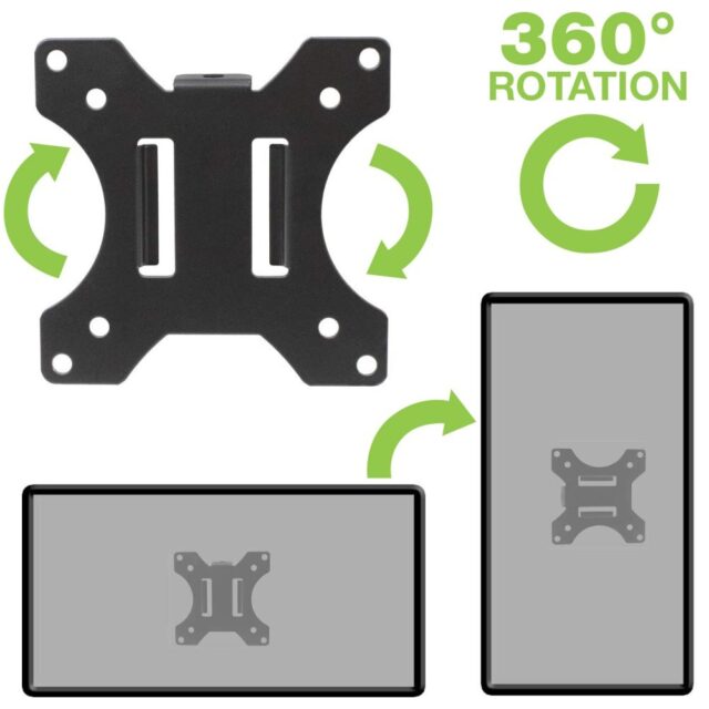 Techly ICALCD100BK Black Desk - imagine 13