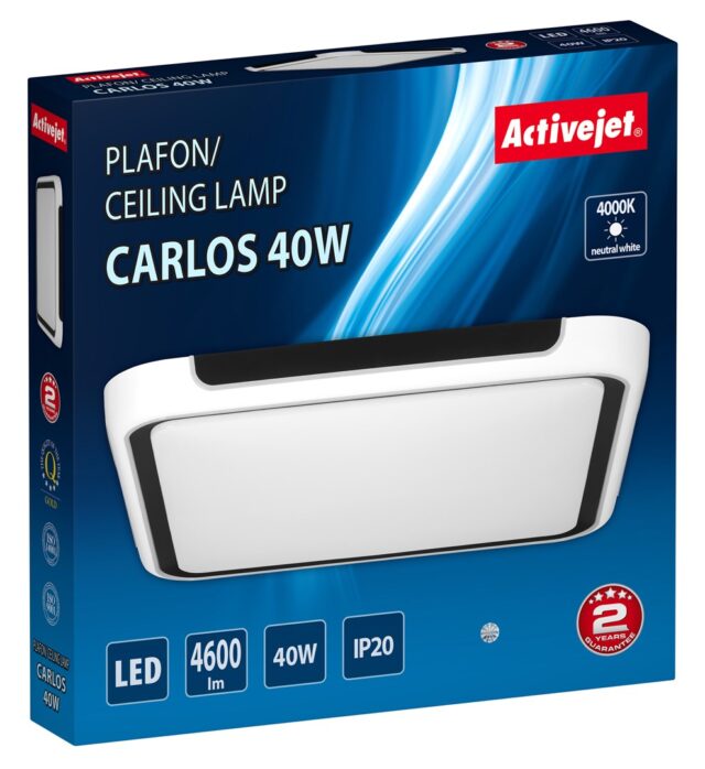 Activejet LED ceiling light AJE-CARLOS 40W - imagine 5
