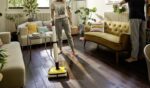 Kärcher FC 7 Cordless Electric broom Battery Dry&wet Bagless Silver  Yellow - imagine 4