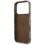 Case Guess 4G Script MagSafe for iPhone   17 Pro brown - imagine 7