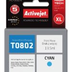 Activejet AE-802N Ink (replacement for Epson T0802; Supreme; 13 5 ml; cyan)