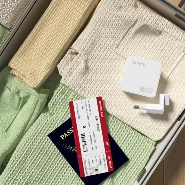 4smarts Flex adapter travel charger Hub 65W GaN USB-C/USB-A/HDMI white - imagine 7