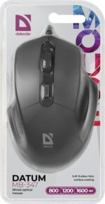 Defender DATUM MB-347 Optical Mouse Black 1600dpi 4P - imagine 4