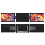 EXTRALINK SMART LIFE 15.6" 2-SCREEN MONITOR FOR LAPTOPS 12" TO 18.5" S9H - imagine 2