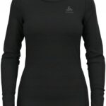 Odlo BL TOP crew neck l/s MERINO 200 women's T-shirt  size M  black
