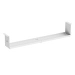 Maclean compact under-desk cable organizer  max load 5kg  white  MC-107 W - imagine 3