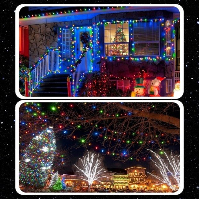 EXTRALINK LAMPKI CHOINKOWE ŚWIĄTECZNE 500LED ZEWNĘTRZNE WEWNĘTRZNE BIAŁE ZIMNE 32,7M - imagine 7