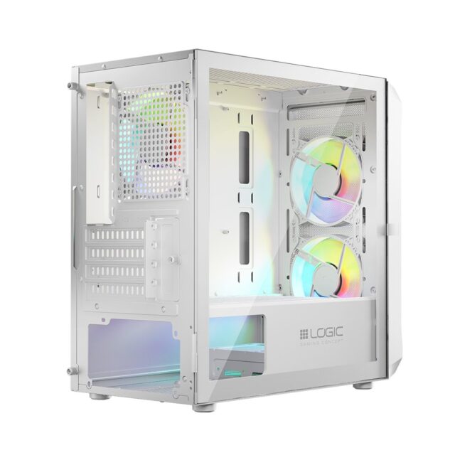 Logic PORTOS ARGB MINI USB 3.0 Case White - imagine 11