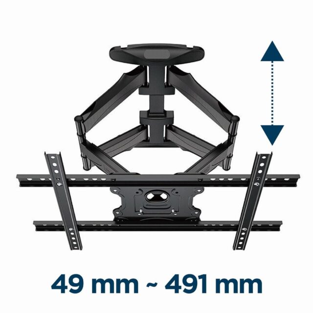 Gembird WM-75ST-01 TV mount/stand 190.5 cm (75 ) Black - imagine 4