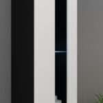 Cama Shelf unit VIGO NEW 180/40/30 black/white gloss