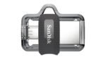 SanDisk Ultra Dual m3.0 USB flash drive 128 GB USB Type-A / Micro-USB 3.2 Gen 1 (3.1 Gen 1) Black  Silver  Transparent - imagine 5