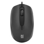 MOUSE DEFENDER ALPHA MB-507 OPTICAL 1000dpi 3P BLACK SILENT CLICK - imagine 3