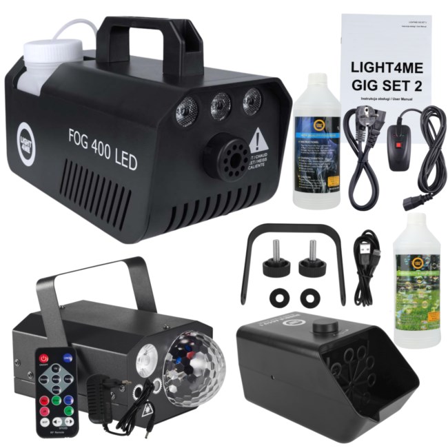 cps-3e9f6e18839de374922f7cd97817ed90-2026-01-17-03-48-12 LIGHT4ME GIG Set 2 - set (smoke machine + 1 litre smoke fluid + battery-powered bubble machine + 1 litre bubble fluid + 4-in-1 lighting effect) - imagine 1