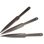 Sports throwing knives KAL22 LIDER 3pcs silver