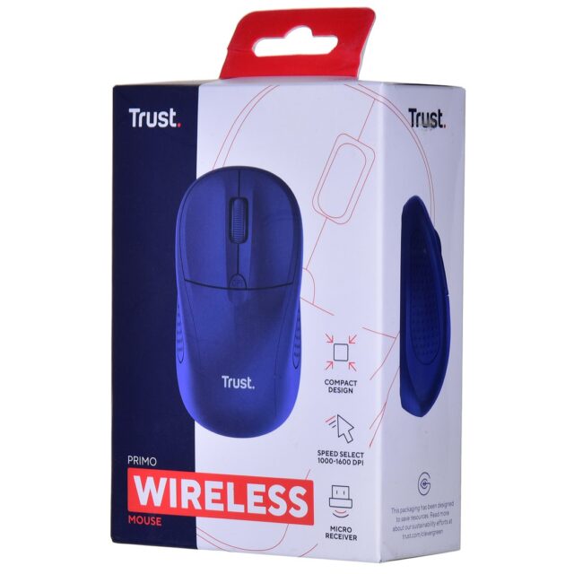 Trust Primo mouse Travel Ambidextrous RF Wireless Optical 1600 DPI - imagine 14