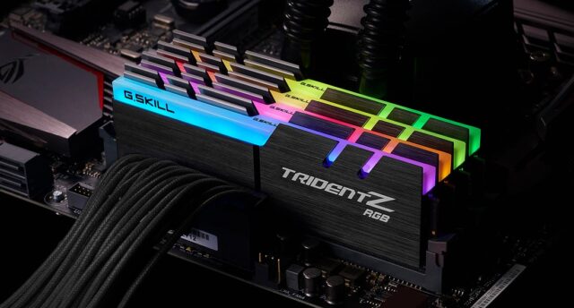 G.Skill Trident Z RGB F4-3600C16Q-128GTZR memory module 128 GB 4 x 32 GB DDR4 3600 MHz - imagine 3