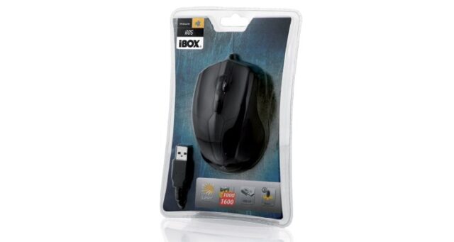 iBox i005 mouse Ambidextrous USB Type-A Laser 1600 DPI - imagine 4
