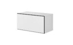 Cama full storage cabinet ROCO RO3 75/37/39 white/black/white - imagine 3
