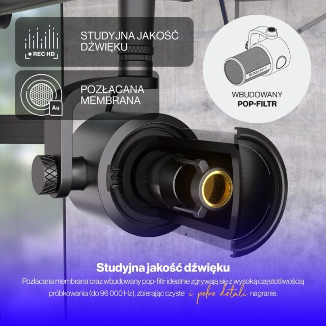 ENDORFY Solum Studio Black PC microphone - imagine 10