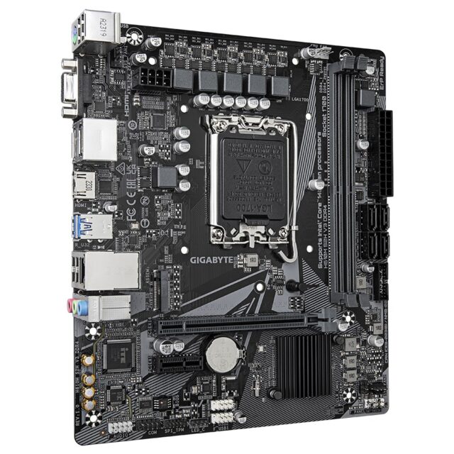 Gigabyte H610M S2H V3 DDR4 Motherboard - Supports Intel Core 14th CPUs  4+1+1 Hybrid Digital VRM  up to 3200MHz DDR4  1xPCIe 3.0 M.2  GbE LAN   USB 3.2 Gen 1 - imagine 3