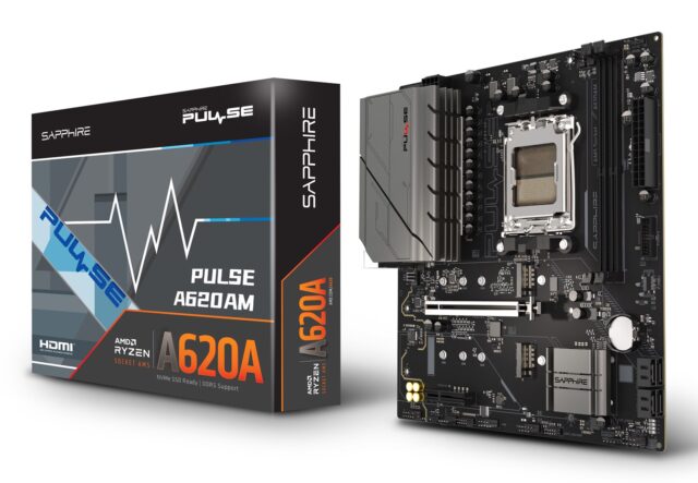 Sapphire PULSE A620AM AMD A620A Socket AM5 micro ATX - imagine 13