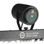 LIGHT4ME Belka LED Par Derby Laser - lighting kit - imagine 4