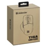 MOUSE DEFENDER GM-126 TISA RF+BT OPTIC 1600dpi 6P WHITE - imagine 6