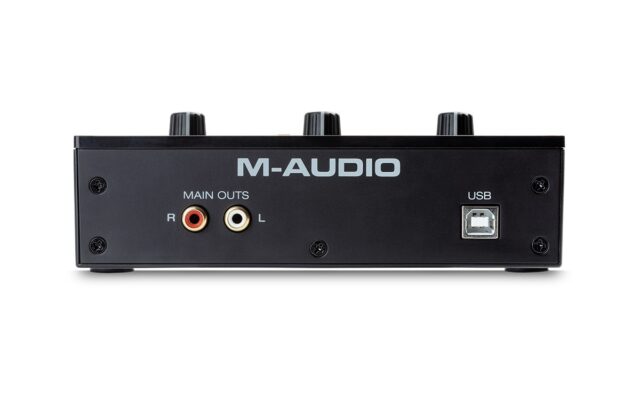 M-AUDIO M-Track Solo USB Audio interface Crystal preamplifier 16 bit 48 kHz Black - imagine 3