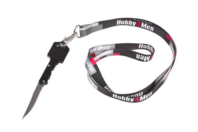 Knife GUARD KEY KNIFE key folding knife Black (YC-006-BL) - imagine 8