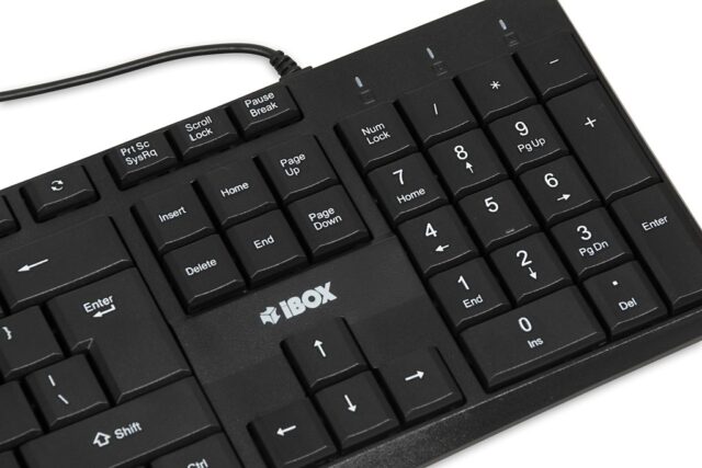 iBOX Eris USB Keyboard  Black - imagine 5