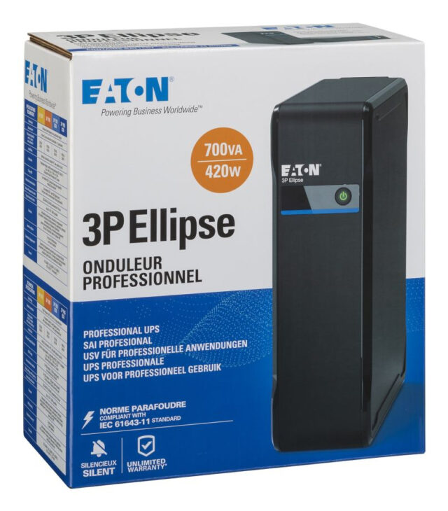 Eaton 3P Ellipse 700 uninterruptible power supply (UPS) Standby (Offline) 0.7 kVA 420 W 4 AC outlet(s) - imagine 6