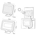 Maclean Energy MCE438 Solar LED Floodlight with motion sensor  IP44  5W  400lm  6000K cold white  lithium battery 1300 mAh  5.5V DC - imagine 8