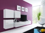 Cama Square cabinet VIGO 50/50/30 white/white gloss - imagine 2