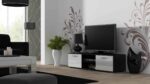 Cama TV stand SOHO 140 black/white gloss