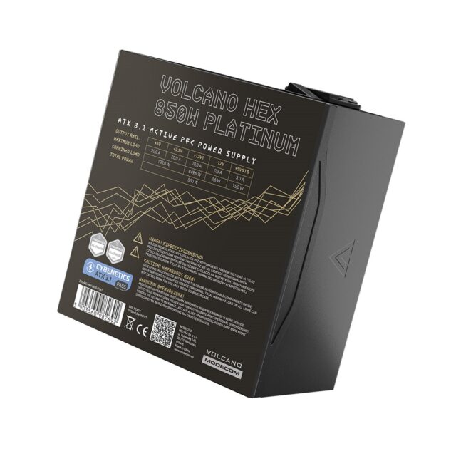 MODECOM Power Supply VOLCANO HEX PLATINUM 850W ATX3.1 - imagine 6