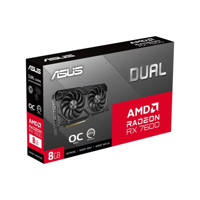 ASUS Dual -RX7600-O8G-EVO AMD Radeon RX 7600 8 GB GDDR6 - imagine 8