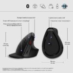 HP Wireless Mouse 920 Ergo Vertical Black - imagine 14