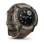 Garmin Instinct 2X Solar Tactical Edition 2.79 cm (1.1 ) MIP 50 mm Digital 176 x 176 pixels Touchscreen Green GPS (satellite) - imagine 3