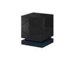 QIU bedside table 2 pcs. 46x41.5x53 cm black gloss/black gloss