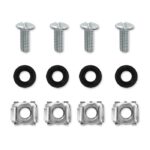 Qoltec 54516 Patch panel for 19'' rack | 24 ports | 1U | UTP | Black - imagine 9