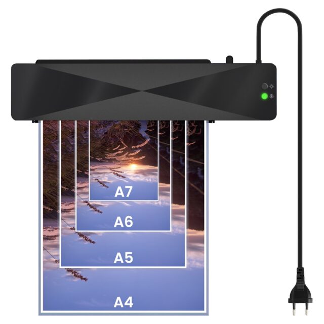 Savio LR-01/B laminator Cold/hot laminator 320 mm/min Black - imagine 6