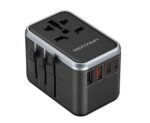 Uniwersalny adapter podróżny z ładowarką Vention 65W GaN 2x USB-A 2x USB-C czarny - imagine 3
