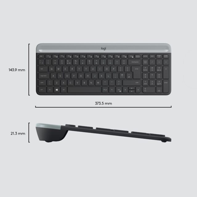 Logitech Slim Wireless Combo MK470 - imagine 5