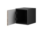 Cama full storage cabinet ROCO RO5 37/37/39 black/black/black - imagine 3