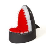 Sako bag pouf Shark black XXL 100 x 60 cm